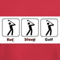 thumbnail image 3 of CafePress - Eat Sleep Golf Dark T Shirt - Men's Classic Graphic Cotton T-Shirt, 3 of 4
