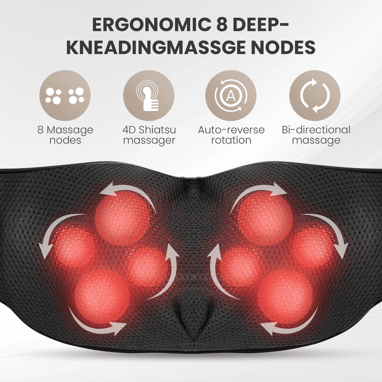 Comfier Cordless Neck Back Massager with Heat photo 6