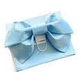 thumbnail image 3 of Traditional Kimono Obi Japanese Belt, Girls Waistband Pre Tied Bow, Sakura Pattern for Women Lady Cummerbund Sash Blue, 3 of 6