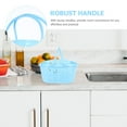 thumbnail image 4 of IFANLANDOR 8Pcs Assorted Color Grocery Basket for Vegetable Storage and Bathroom Use, 4 of 8