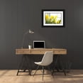 thumbnail image 3 of Millet, Karyn 32x23 Black Ornate Wood Framed with Double Matting Museum Art Print Titled - Leaning Daffodils, 3 of 4
