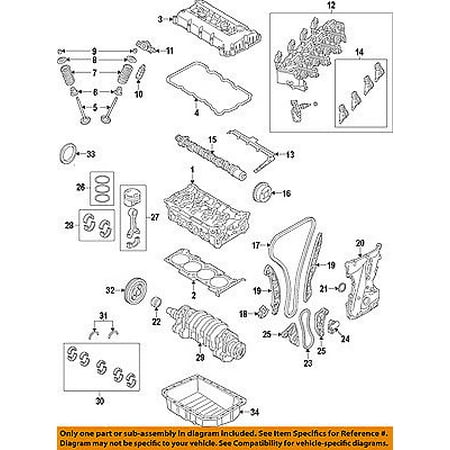 Crankshaft Main Bearing - CHRYSLER OEM-Engine Crankshaft Crank Main Bearing 5047412AB