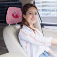 thumbnail image 7 of Game Kirby Character Car Headrest Cover Decor Vehicles Seat Pillow Cover Protector Accessories Auto Front/Rear Seats Head Rest Cover Universal Fit Most Cars Sedan SUV Van, 7 of 7