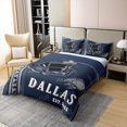 thumbnail image 3 of Erosebridal Rugby 100% Cotton Comforter Cover Full for Teens, American Football City Bedding Full Size, Sports Player Decor, Reversible（No Comforter）, 3 of 8