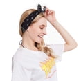 thumbnail image 4 of Diademas con lazo para mujer, bandana Vintage de Cachemira, diadema con estampado de flores, diadema elástica con Orejas de conejo, accesorios bonitos para el cabello, paquete de 6 Ormromra WMPH-820, 4 of 9