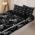 thumbnail image 3 of Manfei Speed Motocross Zipper Full Size Comforter Sets with Fitted Sheet and 2 Pillowcases,Extreme Sport Zipper Bedding Set,Black,Black Reversible,4pcs, 3 of 8