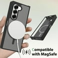 thumbnail image 5 of ELEHOLD Case for Samsung Galaxy Z Fold 6, Shockproof Magnetic Skin-Feel Case,Compatible with Wireless Charging,Pink, 5 of 6
