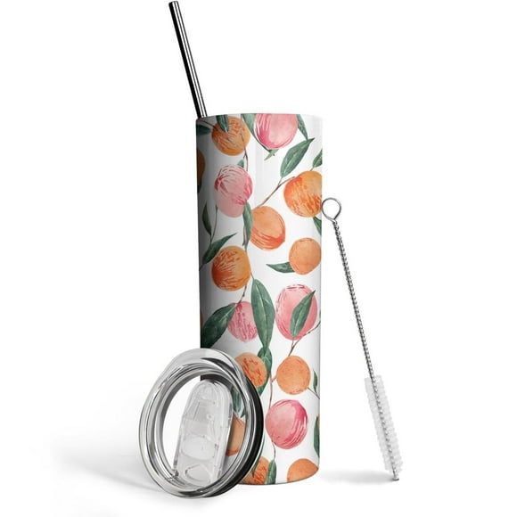 Love Heart 40 OZ Tumbler Cup with Lid and Straw for Water Iced Tea Coffee Smoothie and More