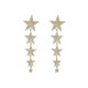 thumbnail image 1 of Sonducket Pendientes de estrella, pendientes de múltiples capas con purpurina y diamantes de imitación, pendientes de estilo elegante, joyería para Ropa, zapatos y accesorios Miscelánea AB oro Sonducket AP017534-02, 1 of 6