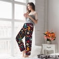 thumbnail image 6 of Picia Colorful Mexican2 Womens Soft Woven Cotton Elastic Waistband Sleep Pajama Pant Lounge Sleep Pant With Pockets And Drawstring-Medium, 6 of 9