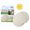 (2 pack) (2 Pack) NuAngel Natural Cotton Washable Nursing Pads, 4 ct