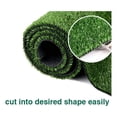 thumbnail image 2 of Synthetic Artificial Grass Turf 0.4" Customized Sizes, Drainage Holes Pet Faux Grass Astroturf Rug Carpet 4FTX9FT Indoor Outdoor Rug Area Garden Decor, 2 of 6