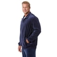 thumbnail image 3 of KingSize Men's Big & Tall Velour Full-Zip Jacket, 3 of 4