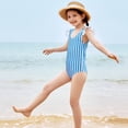 thumbnail image 2 of DecSea Maillot de Bain une Pièce Mignon pour Bébés Filles UPF 50+ à Volants, 2 of 8
