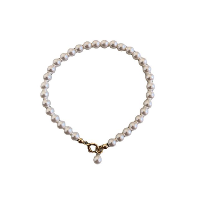 Pulsera de perlas diminutas de oro - Perlas cultivadas de agua dulce chapadas en oro de 14 quilates - Pulseras para mujer
