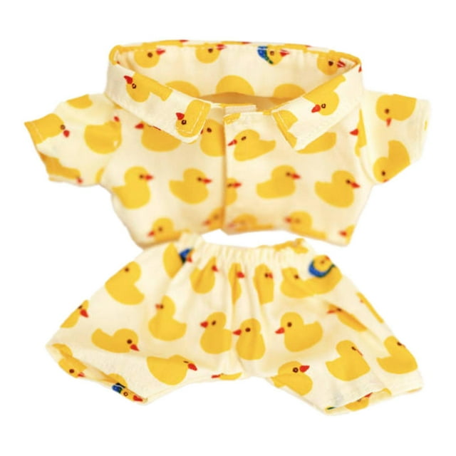 Ropa para muñecas Traje para muñecas Conjunto de atuendos para muñecas Pequeño patito amarillo