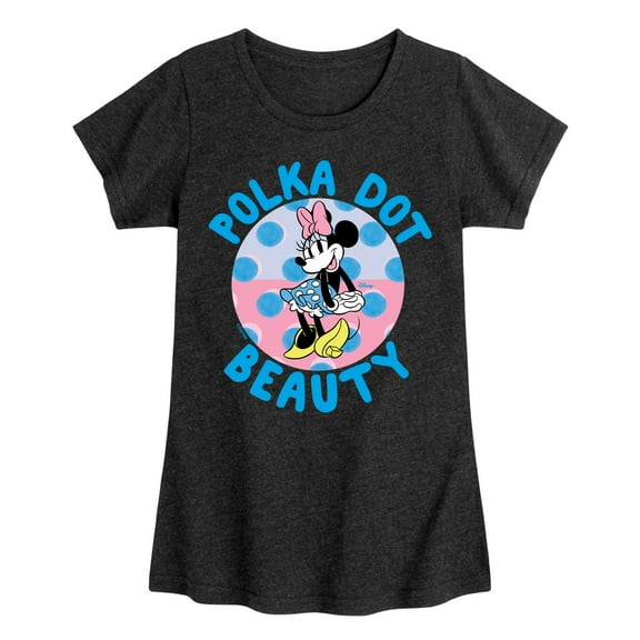 Disney - Polka Dot Beauty - Toddler & Youth Girls Short Sleeve Graphic T-Shirt