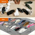 Under Bed Shoe Organizer, Underbed Shoe Organizer, Underbed Storage for