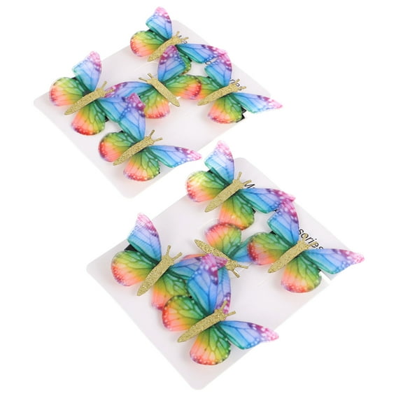 Soimiss 10pcs Decorative Hair Clips Assorted Color Hair Accessories for Girls Daily Wear