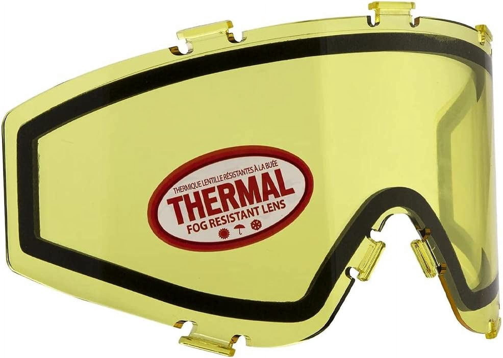 JT Spectra Paintball Mask Replacement Thermal Lens, Yellow