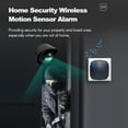 thumbnail image 4 of Driveway Alarm 656ft Wireless Driveway Alarm Outdoor Weather Resistant Motion Sensor-DIY Security Alert-Monitor with 38 Chimes for Indoor Outdoor Use, 4 of 10