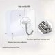 thumbnail image 4 of Adhesive Hooks Kitchen Wall Hooks- 24 Packs Heavy Duty 13.2lbNail Free Sticky Hangers with Stainless Hooks Reusable Utility Towel Bath Ceiling Hooks, 4 of 4