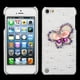 Insten Violet Papillon Perle 3D Diamante Cas Arrière pour iPod Touch 6 6ème 5 5ème Génération – image 1 sur 2