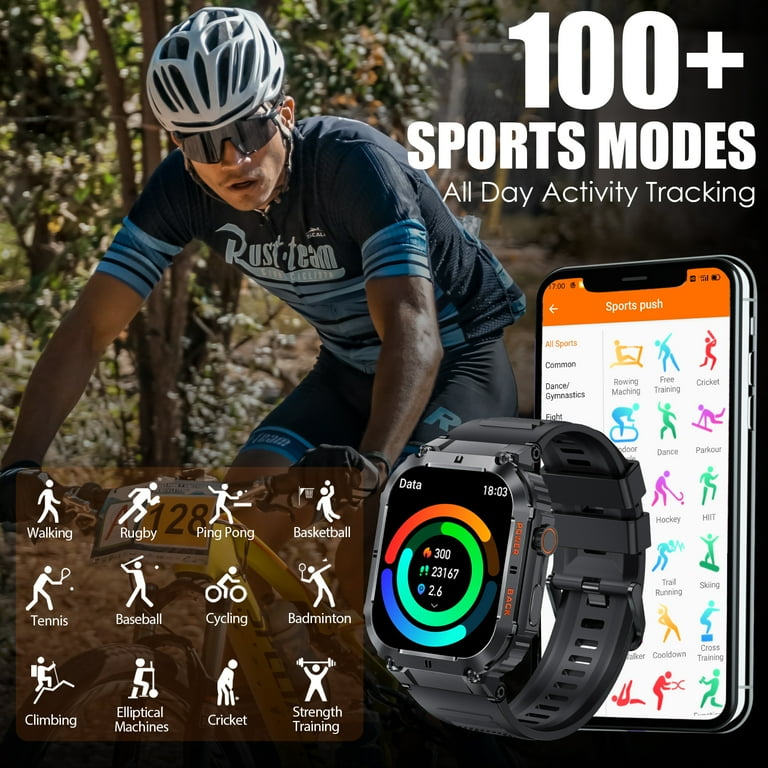 EGIZO TRS Smart Fit 3.5号 30g iTech Fusion Unisex Smart Watch & Fitness Tracker Black Case