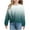 Army Green, variant on POIUYTR Girls Casual Twist Front Sweatshirt Tie Dye Printed Crop Tops Long Sleeve T Shirts Crewneck Pullover