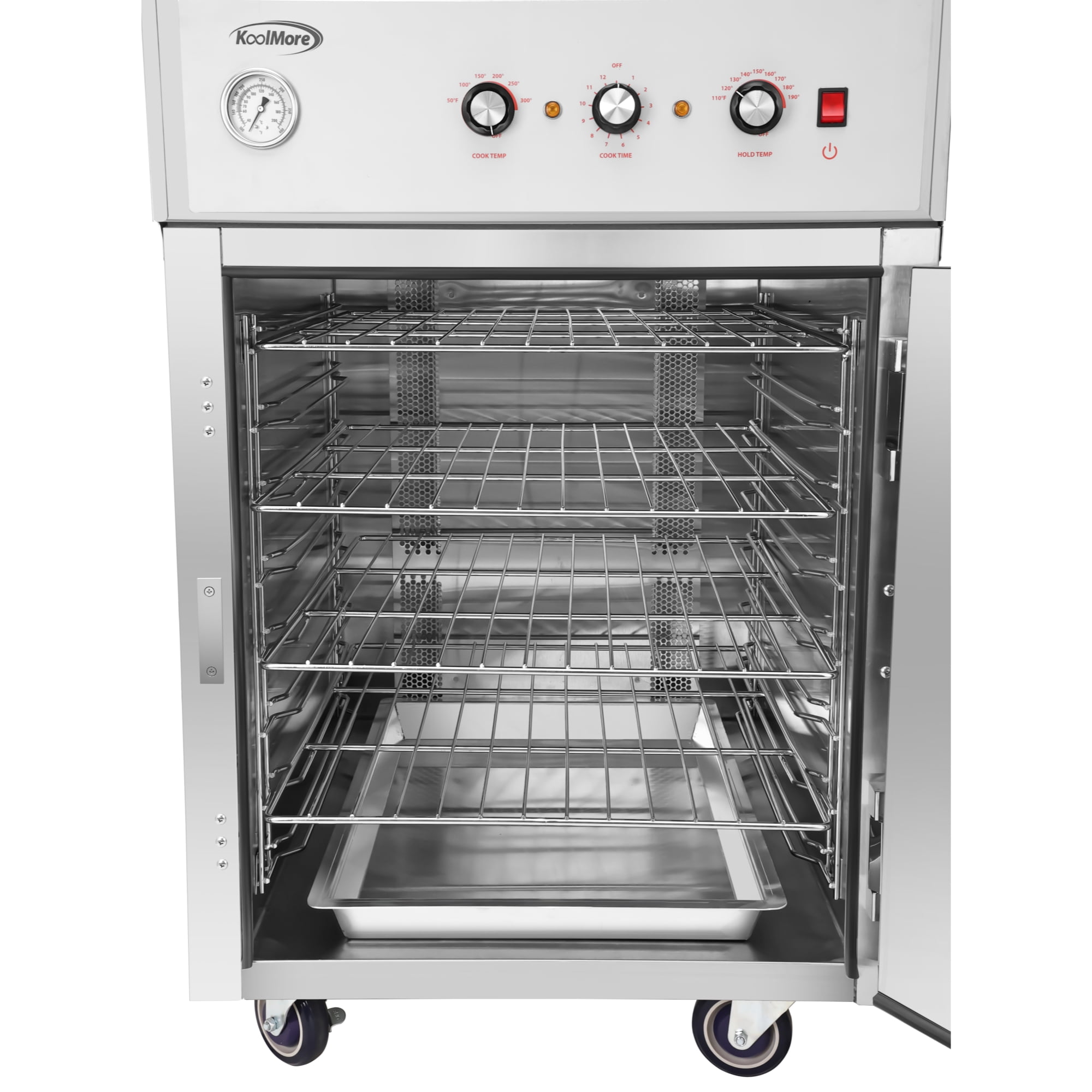 33 in. Half Size One-Door Commercial Cook And Hold Oven, 3000W/240V in Stainless-Steel (KM-CCAH3-1D)