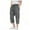 Grey, variant on GiLiling Girls Cargo Pants Summer Drawstring Lightweight Wide Leg Casual Hiking Pants with Pockets (Brown, 3-4 Years)