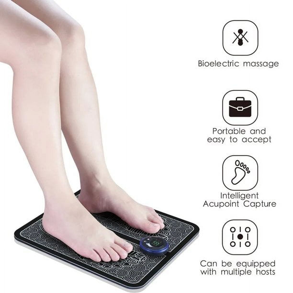 ✨Rechargeable Portable EMS Electric Foot Massage Pad Feet Simulator . . .  inbox for order