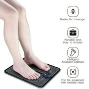 EMS Foot Massager Pad Mat 2022 Electric Massagers USB LCD Portable Rechargeable Foot Massager Pad