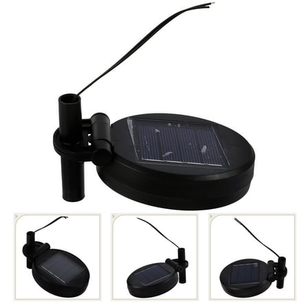 WHAMVOX  2 Pcs Ground Lamp Battery Box Solar Lights Outdoor Charger Portable