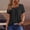 Black, variant on Spring Tops for Women 2025 Striped Shirt Women Fitted Womens Blouses Dressy Casual Cotton Women's Short Sleeve Tops for Work my items saved for later