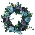 thumbnail image 1 of Naiovety Guirnalda de flores artificiales, peonías, puerta de pared, colgante, Festival de primavera, verano, otoño, para el Decoración, 1 of 6