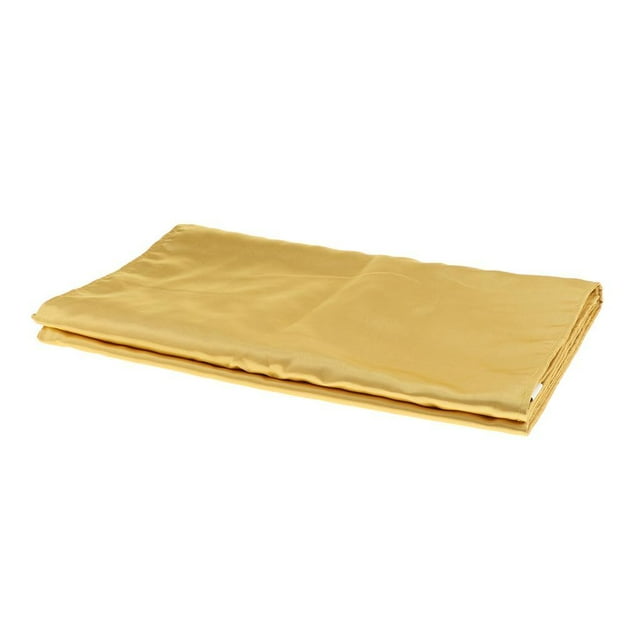 Color Sólido Cama Moderna Runner Ropa Bufanda Protección Pad Inicio Hotel 50x210cm - Amarillo