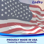 LivDry XL Adult Diapers for Women and Men, Leak Guard Incontinence Underwear, Extra Absorbing (X-Large, 56-Pack)