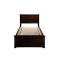 thumbnail image 2 of Leo & Lacey Lit Plateforme Simple Madison et Tiroir-Lit Simple, Couleur Espresso, 2 of 7