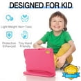 thumbnail image 5 of for Lenovo Tab M8 HD TB-8505F TB-8505X / Smart Tab M8 TB-8505FS/ Tab M8 FHD TB-8705F case, Shockproof, Silicone Rubber EVA Portable Handle Stand Protective Kids Cover Case, Rose, 5 of 5
