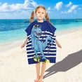 thumbnail image 2 of Tcwhniev Dinosaur Kids Hooded Towel,  Kids Hooded Beach Towel, Swimming Bath Towel for Boys Girls, Hooded Beach Towel Poncho for Kids, Soft Absorbent Poncho for Children Toddler, 2 of 7