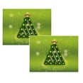thumbnail image 1 of Oleegame 2 Pcs Sets de Table de Noël Rustiques Vintage Lavables, 1 of 4