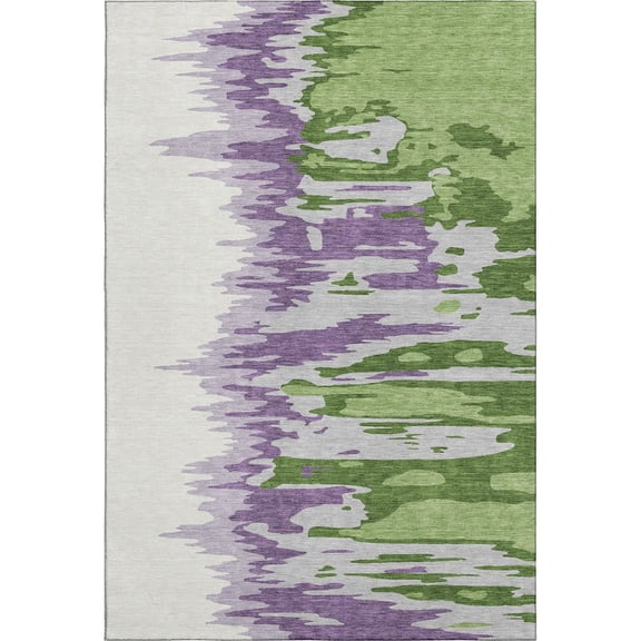 Dalyn Rugs Premium Machine Washable Mayfield AMF1050 Green 3' x 5' Rug