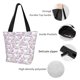 thumbnail image 4 of Balery Purple Rabbit Bolsa de Hombro con Diseño, Bolsa Grande y Duradera, Bolsa Versátil para Compras, 4 of 6