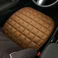 thumbnail image 5 of Bxaolu Seat Covers, 1 PC Car Seat Protector Cushion Pad with Storage Pocket, Breathable Anti-Slip Auto Front Seat Cover for Vehicle and Office (Coffee, 18.9x20 Inch), 5 of 6