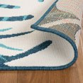 thumbnail image 4 of 8' X 10' Blue Green Cream Geometric Stain Resistant Indoor Outdoor Area Rug, 4 of 5