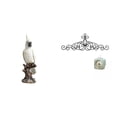 thumbnail image 1 of Estatua De Pergamino De Loro, Escultura Animal De Resina, Figura Decorativa De Interior, Arte De Pared De Metal, Placa Decorativa, Centro De Mesa Floral Para Escritorio, Mesa, Armario, Patio,, 1 of 8