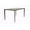 Deep Grey, variant on LeisureMod Avo 55" Dining Table, Mid-Century Modern Rectangular Table with Black Aluminum Legs, Fixed Height Dining Table with Sturdy Straight Legs for Dining Room and Kitchen (Clear)