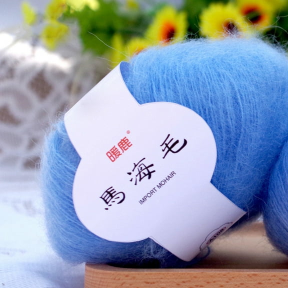 1X Wool Soft Mohair Knitting Wool Yarn Diy Shawl Scarf Crochet Thread Supplie Diy Knitting Diy