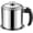 Silver, variant on Bacon Grease Container with Strainer, 1.3L, Stainless Steel, Heat-Resistant Handle, Red